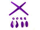 Galaxy Replacement Nose Pads & Earsocks Rubber Kits For Oakley Juliet,Penny,Romeo 1.0,Mars,X Metal XX,X Squared Purple Color